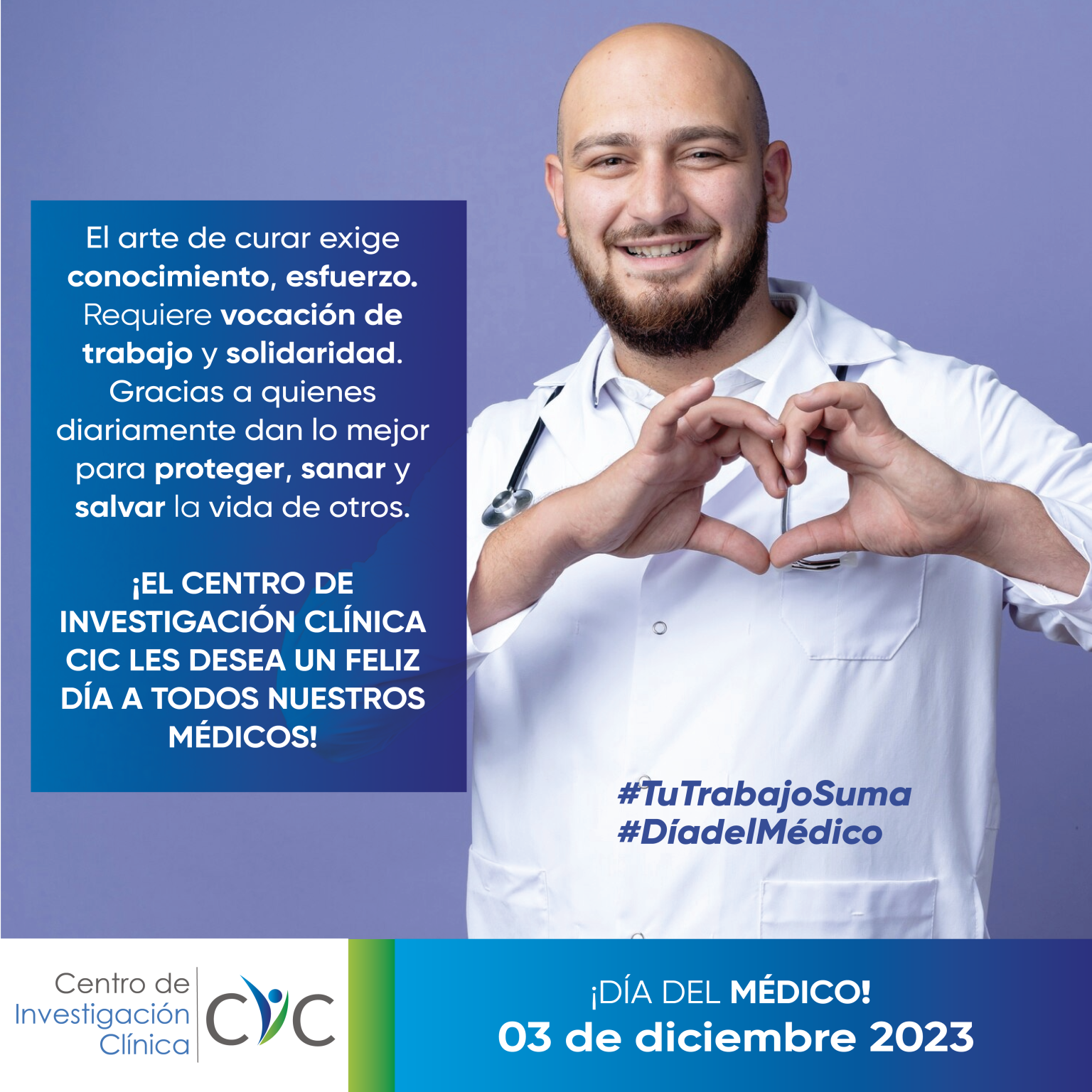 ¡Feliz Día Del Médico – 3 De Diciembre 2023! – Fundación Centro De ...